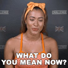 What Do You Mean Now Kaz Crossley GIF - What Do You Mean Now Kaz Crossley The Challenge World Championship GIFs