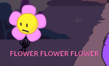 Purple Face Bfb GIF - Purple Face Bfb Flower GIFs