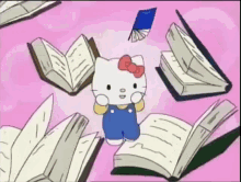 Hello Kitty Paradise Books GIF - Hello Kitty Paradise Kitty Books GIFs