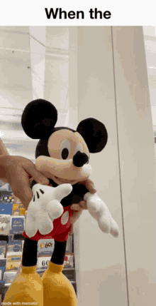 when the mickey mouse gif