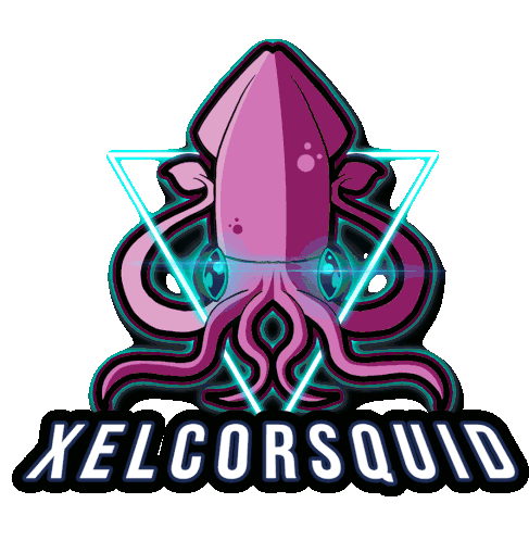 Xelcorsquid Heads Sticker - Xelcorsquid Xel Cor Stickers