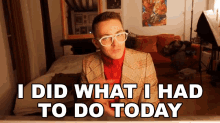 I Did What I Had To Do Today Damon Dominique GIF - I Did What I Had To Do Today Damon Dominique Ive Done My Part GIFs