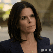 shy smile maggie mcpherson neve campbell the lincoln lawyer blushing