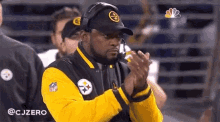 Mike Tomlin Clap GIF