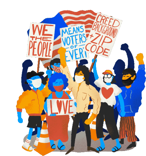 We The People Les Mis Sticker - We The People Les Mis Protest Stickers