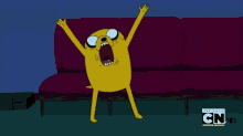 Sad Jake GIF - Panic Jake Adventure Time GIFs