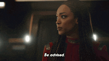 Be Advised This Is A Red Directive Captain Burnham GIF