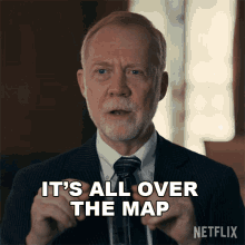 Its All Over The Map Tiger King2 GIF - Its All Over The Map Tiger King2 Bounty Hunting GIFs