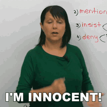 Im Innocent Rebecca GIF - Im Innocent Rebecca Engvid GIFs