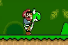 Mario Yoshi GIF - Mario Yoshi Shell GIFs