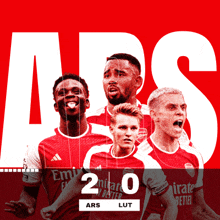 Arsenal F.C. (2) Vs. Luton Town F.C. (0) Post Game GIF - Soccer Epl English Premier League GIFs