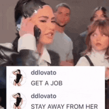 Get A Job Stay Away From Her GIF - Get A Job Stay Away From Her Demi GIFs