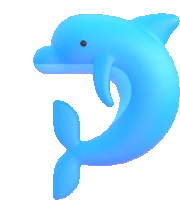 Dolphin Emoji Sticker - Dolphin Emoji Stickers