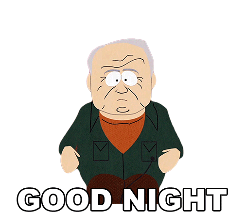 Good Night Herbert Garrison Sticker - Good Night Herbert Garrison South Park Stickers