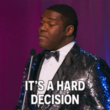 It'S A Hard Decision The Ghost Of Christmas Way Future GIF - It'S A Hard Decision The Ghost Of Christmas Way Future Sam Richardson GIFs