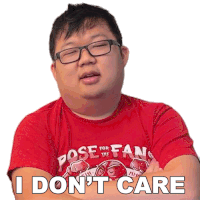 I Dont Care Sungwon Cho Sticker - I Dont Care Sungwon Cho Prozd Stickers