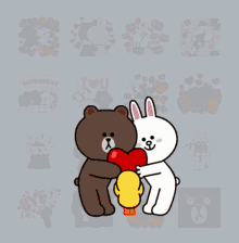 Cony Brown Lots Of Love GIF - Cony Brown Lots Of Love Hearts GIFs