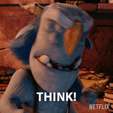 Think Blinky GIF - Think Blinky Trollhunters Tales Of Arcadia GIFs
