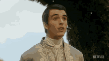 Thinking Young King George GIF - Thinking Young King George Queen Charlotte A Bridgerton Story GIFs