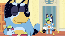 Bluey Bandit GIF - Bluey Bandit Bandit Heeler GIFs