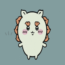 a cartoon drawing of a lion with an angry expression on its face