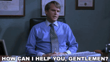How Can I Help You Gentlemen Cary Elwes GIF - How Can I Help You Gentlemen Cary Elwes Lawrence Gordon GIFs