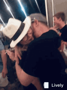 Timmons And Jess Neck Kiss GIF - Timmons And Jess Neck Kiss Sweet GIFs