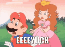Mario Super Mario World GIF - Mario Super Mario World Yuck GIFs