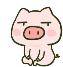 We Chat Pig Sticker - We Chat Pig Waiting Stickers