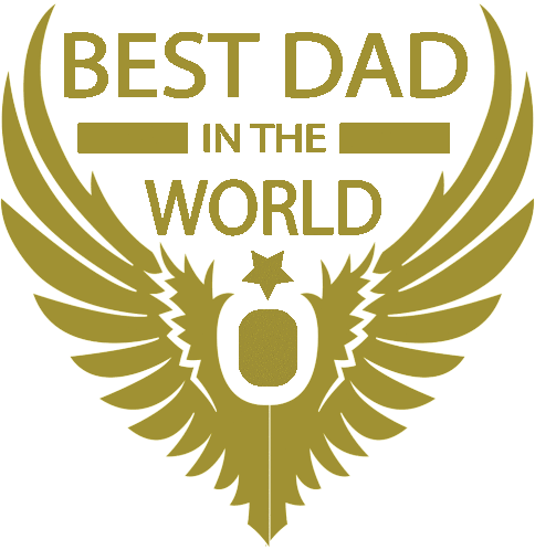 Best Dad In The World Happy Fathers Day Sticker - Best Dad In The World Happy Fathers Day Greetings Stickers