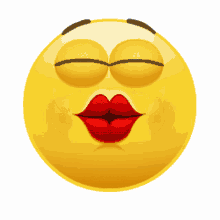 emoji blow kiss kiss cute smile