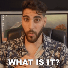 What Is It Rudy Ayoub GIF - What Is It Rudy Ayoub Tell Me What Is It GIFs