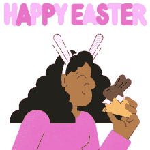 happy easter chocolate bunny easter bunny bunny ears