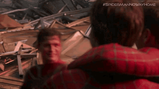Hug Spider Man GIF - Hug Spider Man Peter Parker - Discover & Share GIFs