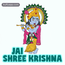 Jai Shree Krishna.Gif GIF - Jai Shree Krishna Lord Krishna Bless You GIFs