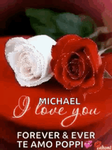 I Love You Forever And Ever Roses GIF - I Love You Forever And Ever Roses Red GIFs