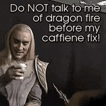 Caffeine Fix GIF - Caffeine Fix Dragon GIFs