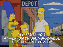 Ill Bring You A Weapon Of Unimaginable Destructive Power Homer Simpson GIF - Ill Bring You A Weapon Of Unimaginable Destructive Power Homer Simpson The Simpsons GIFs