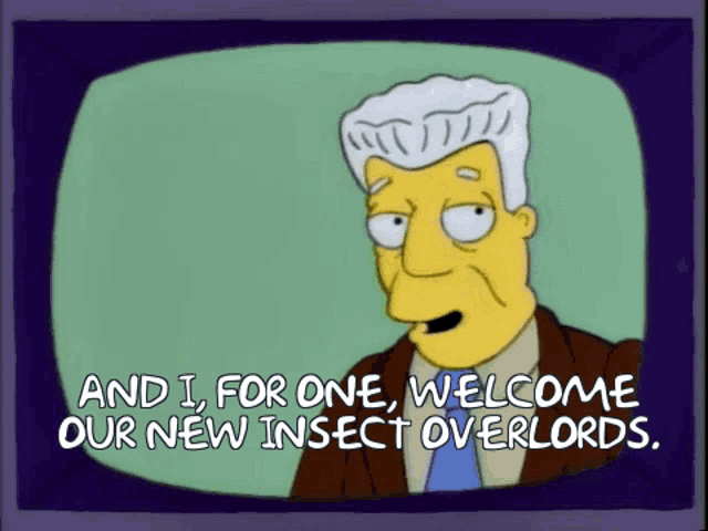 Kent Brockman Insect Overlords GIF - Kent Brockman Insect Overlords  Simpsons - Discover & Share GIFs