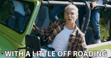 With A Little Off Roading Stephen Sharer GIF - With A Little Off Roading Stephen Sharer In My Jeep GIFs