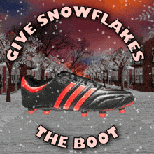 Give Snowflakes The Boot Soccer Boot GIF - Give Snowflakes The Boot Soccer Boot Football Boot GIFs