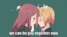 Anime Kiss Kiss GIF - Anime Kiss Kiss Lesbian GIFs