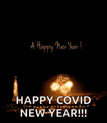 covid new year happy