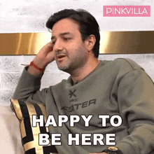 Happy To Be Here Siddharth Anand GIF - Happy To Be Here Siddharth Anand Pinkvilla GIFs