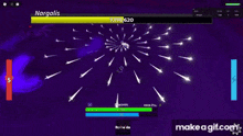 a video game is being played and nargalis is being killed