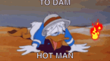 Donald Duck Hot GIF - Donald Duck Hot Heat GIFs