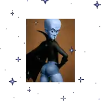 a picture of a cartoon character with a cape