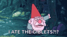 I Ate The Giblets Gnome GIF