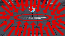 a video game screen says do not post your backup video