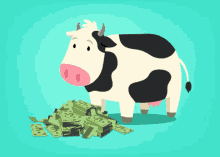 Cow Money GIF